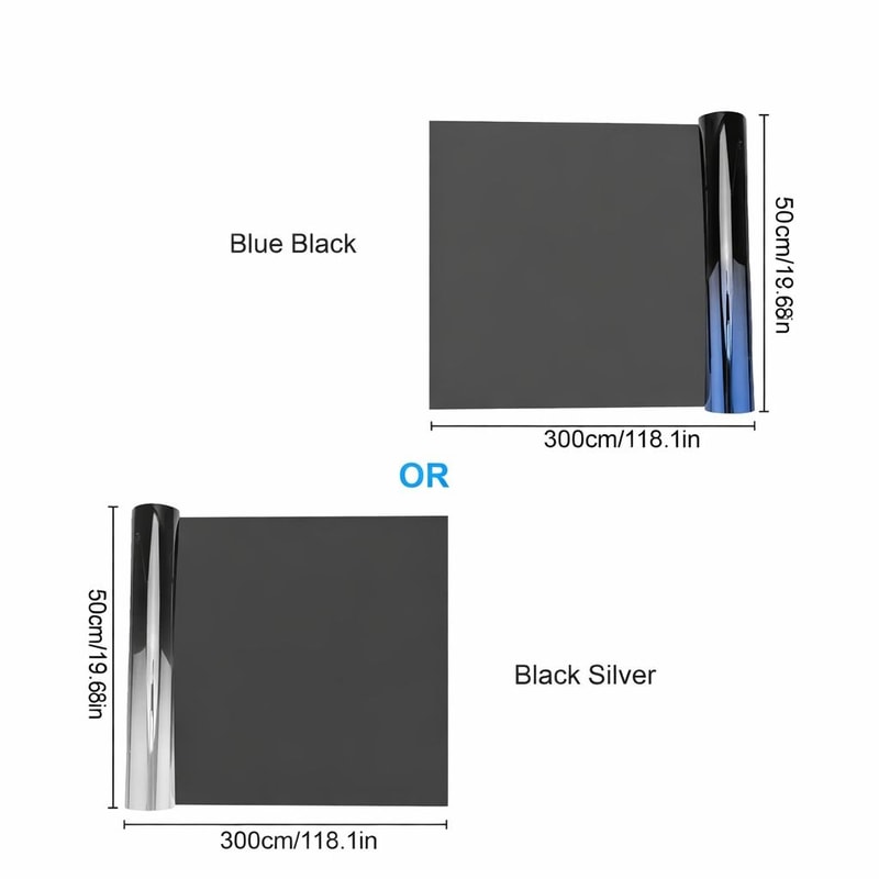 Car Window Tint UV Blocking Gradient Privacy Film AntiScratch 5