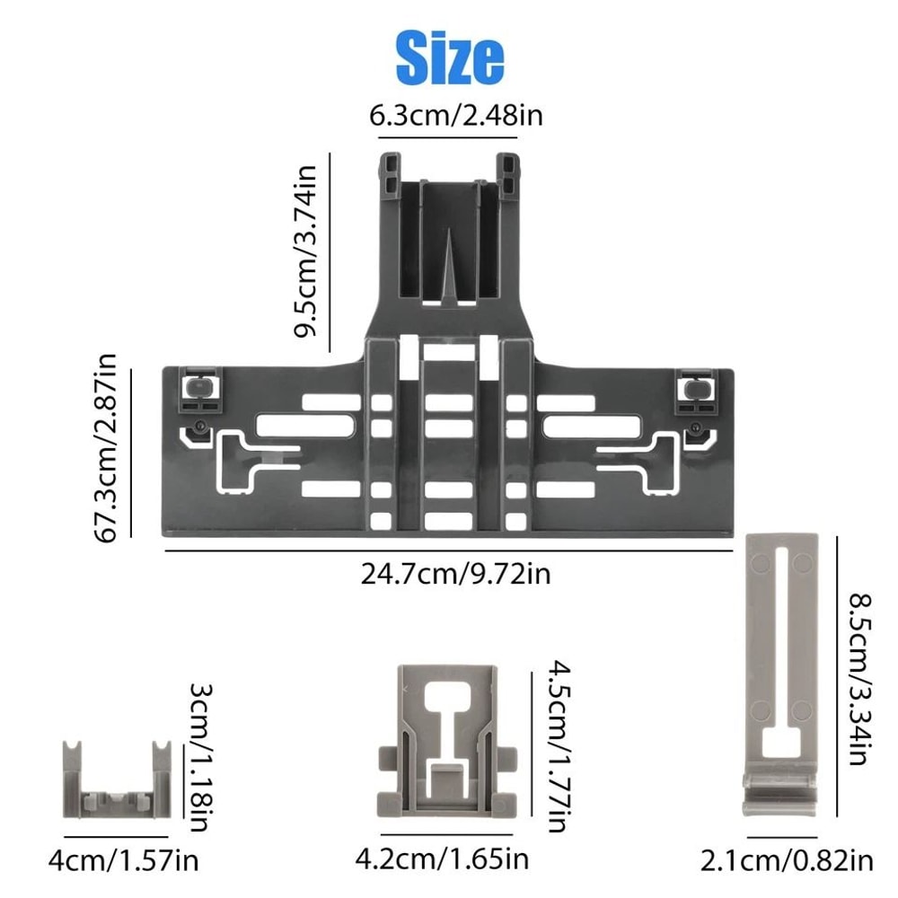 Upgraded Dishwasher Top Rack Adjuster Kit Durable Replacement Parts For Whirlpool And KitchenAid D