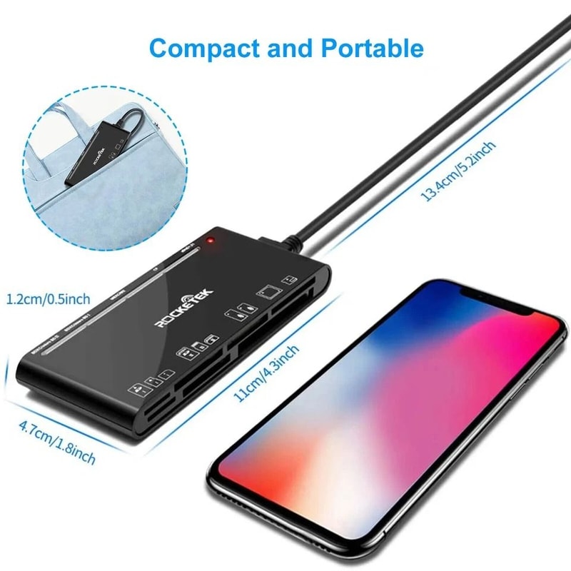 HighSpeed Memory Card Reader Adapter For PC Camera Laptop 2