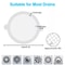 Disposable Shower Drain Hair Catcher Mesh Strainers For Bathroom 5