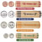 Durable Preformed Coin Wrappers Assorted Paper Rolls For Easy Coin Sorting 3