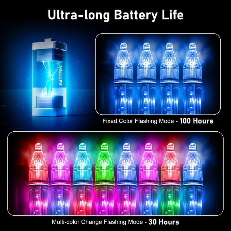 LED Underwater Fishing Light For Boats Squids Lures MultiColor Deep Drop 3