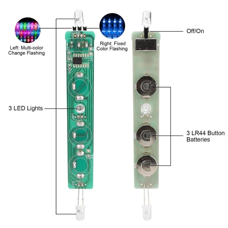 LED Underwater Fishing Light For Boats Squids Lures MultiColor Deep Drop 5