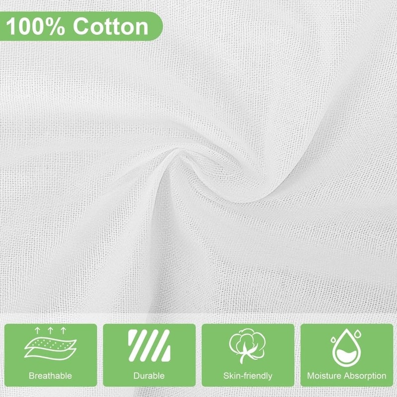 Soft Cotton Handkerchiefs For Men Classic Pocket Square Premium Absorbent Fabric 4