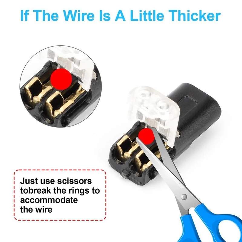 Waterproof Electrical Wire Cable Snap Connectors For Secure Reliable Connections 2