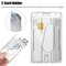 Clear ID Badge Holder Durable Plastic Protector For Vertical ID Cards Slim Hard Case 5