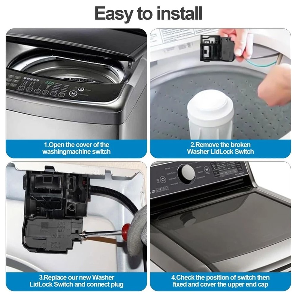 Washer Lid Lock Switch Replacement 2