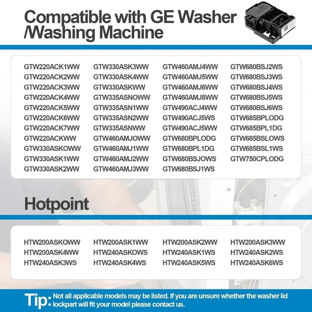 Washer Lid Lock Switch Replacement 3