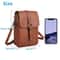 Small Leather Crossbody Purse Wallet For Women Adjustable Shoulder Strap Cell Phone Essentials Or