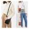 Small Leather Crossbody Purse Wallet For Women Adjustable Shoulder Strap Cell Phone Essentials Or