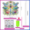 Flower Dragonfly Diamond Art Pendant Kit DIY Craft Home Decor For Lovers 4