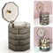 Rotating Jewelry Organizer With Drawers Compact Storage Box For Rings Earrings Makeup 1