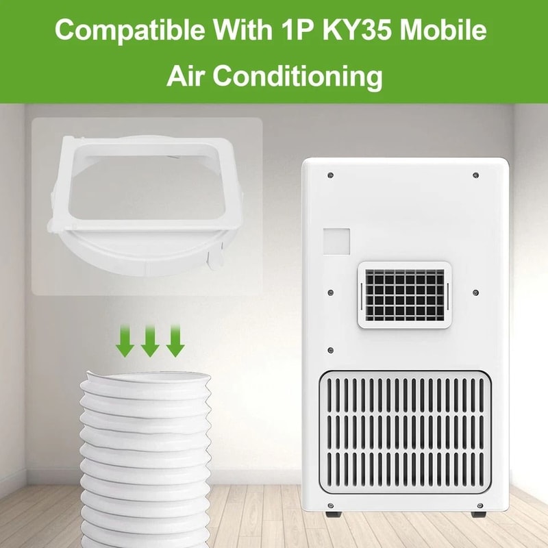 Exhaust Duct Interface For Portable Air Conditioner Hose Tube Connector 4