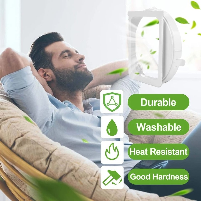 Exhaust Duct Interface For Portable Air Conditioner Hose Tube Connector 5