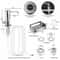 Sink Soap Dispenser With Sponge Holder Liquid Pump Tube For Kitchen 5