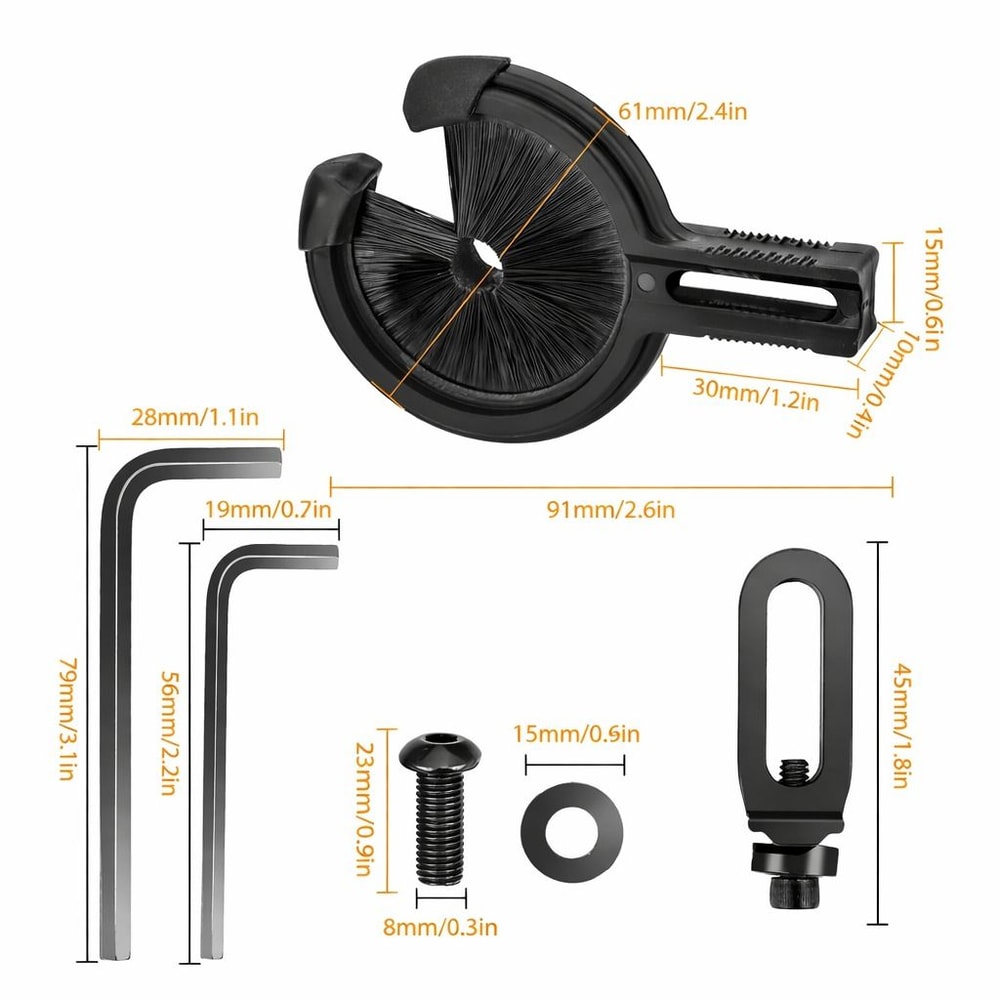 Adjustable Archery Arrow Rest For Right Left Handed Compound Bows Durable Bristle Design For Prec 5