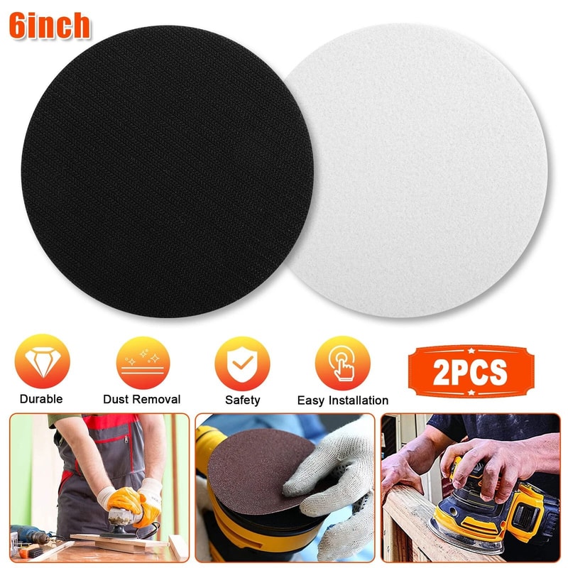 Hook Loop Foam Cushion Interface Sanding Disc Backing Pad For Sanding Tools 7