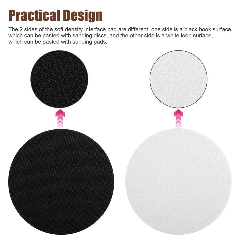 Hook Loop Foam Cushion Interface Sanding Disc Backing Pad For Sanding Tools 4