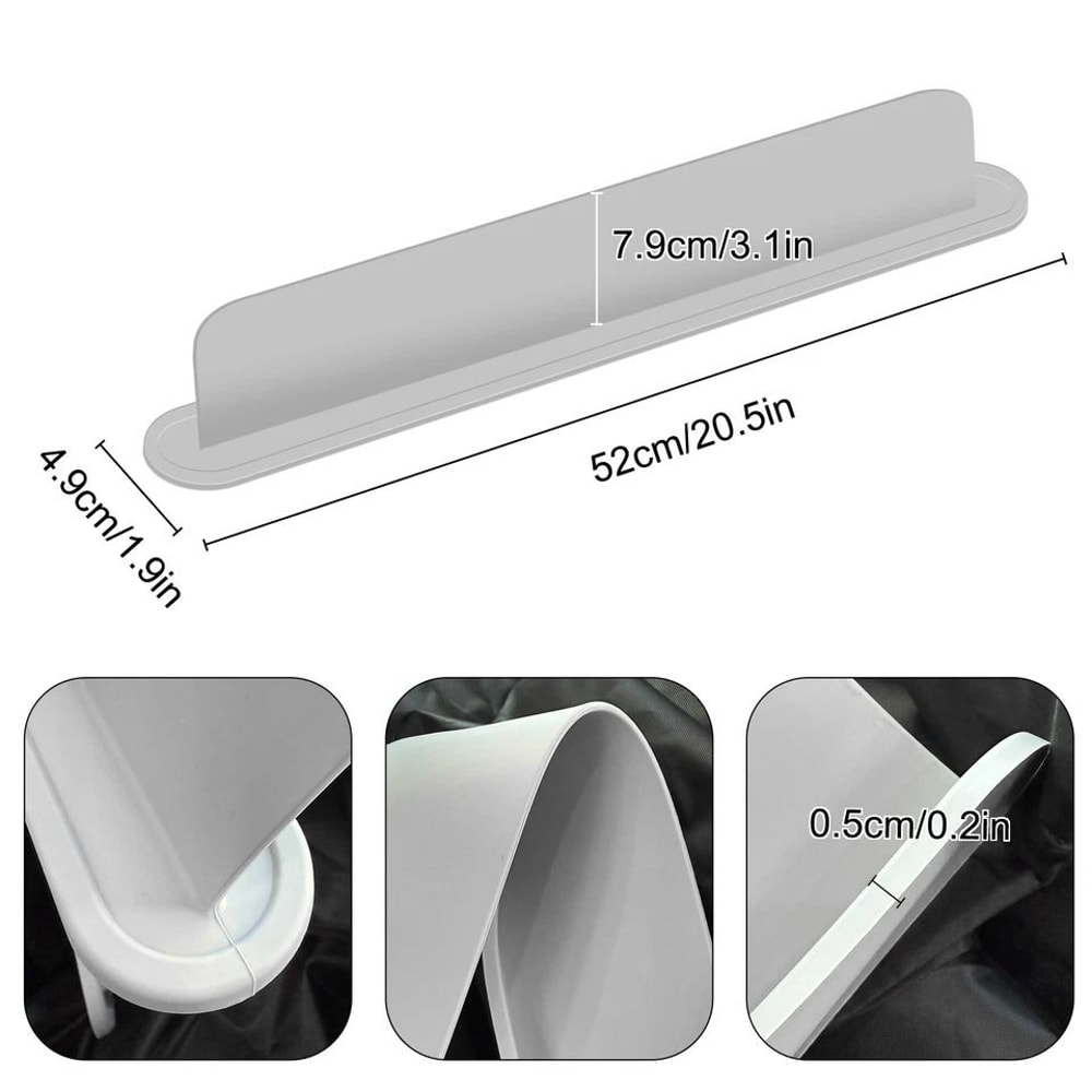 Silicone Sink Splash Guard Durable Water Stopper For Kitchen Dishwashing Area And More 5