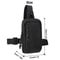 Mens Sling Shoulder Bag Stylish Chest Pack Crossbody For Casual Travel Phones 3