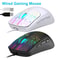 Silent USB Wired Gaming Mouse With RGB Lighting Ergonomic Grip Adjustable DPI For Precision Gaming