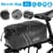 Waterproof Bicycle Rear Rack Seat Bag Bike Cycling Storage Pouch Trunk Pannier Durable PU Leather 0
