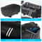 Waterproof Bicycle Rear Rack Seat Bag Bike Cycling Storage Pouch Trunk Pannier Durable PU Leather 4