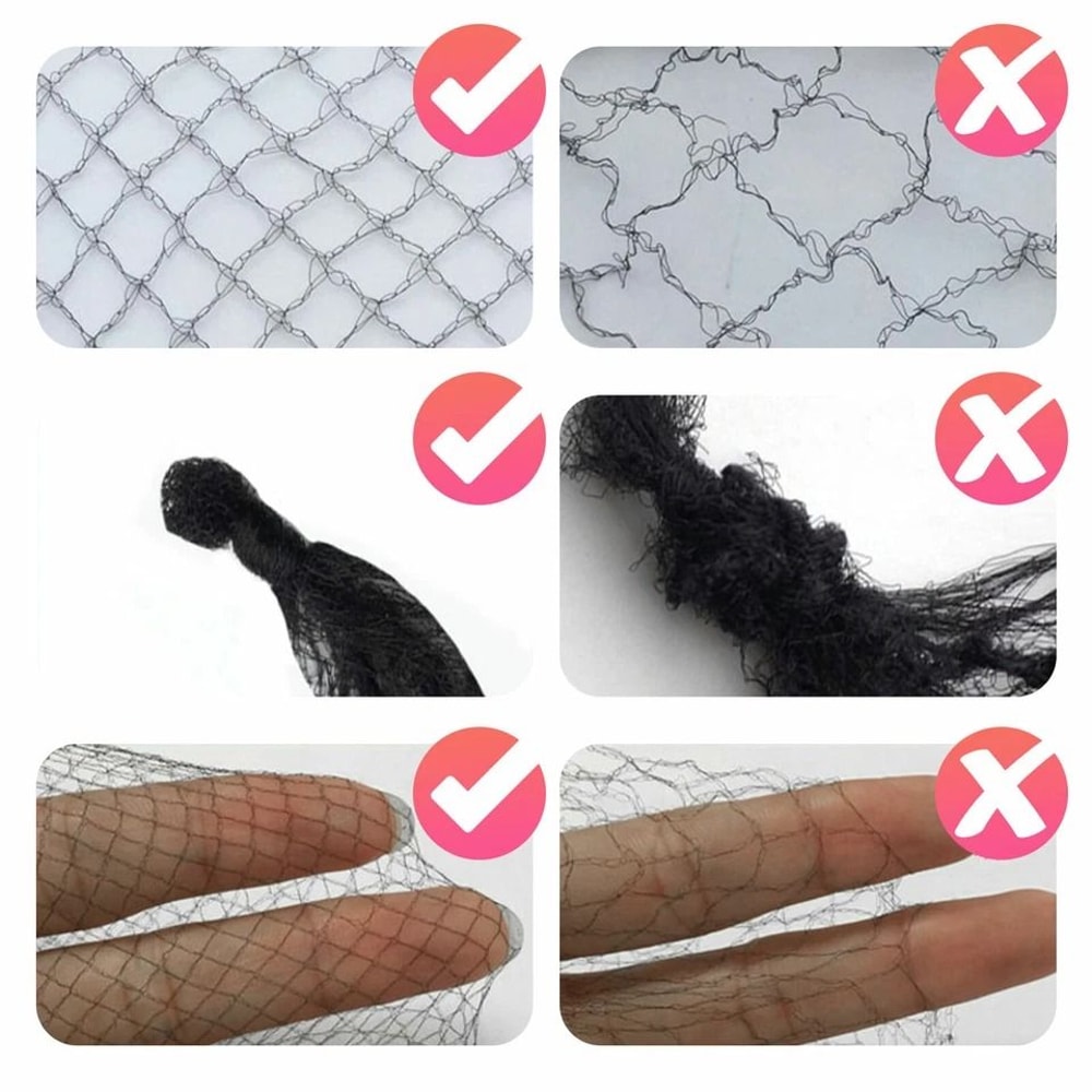 Invisible Hair Nets Elastic Edge Mesh Hairnet For Bun Covers 6