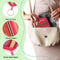 Mini Canvas Clutch Wallet With Keychain Zipper Coin Purse For Women Girls Compact Storage Organiz 2