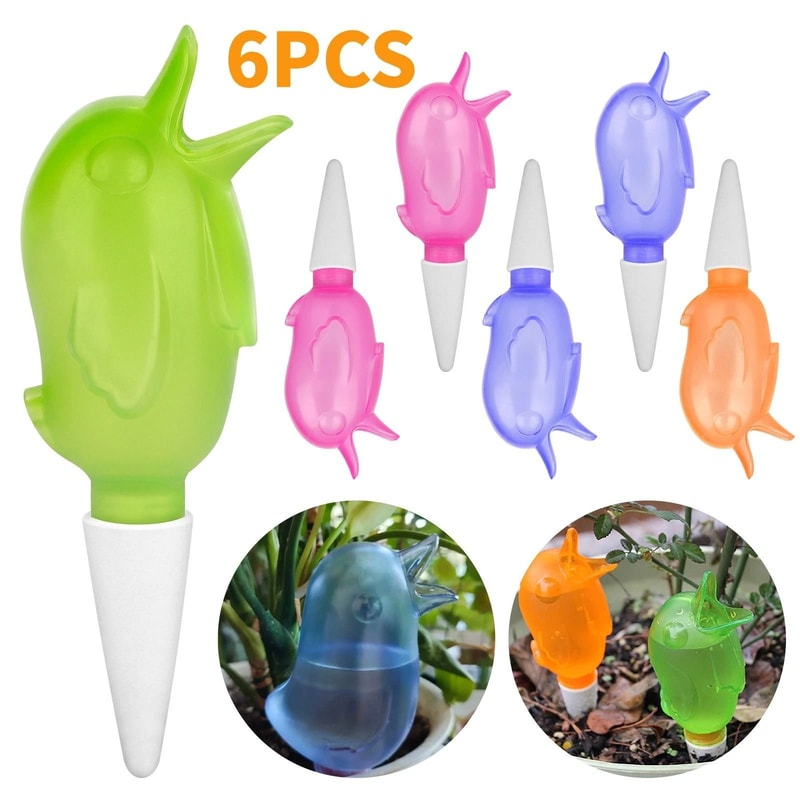 BirdShaped Automatic Plant Waterer Drip Spikes For Efficient Hydration 4