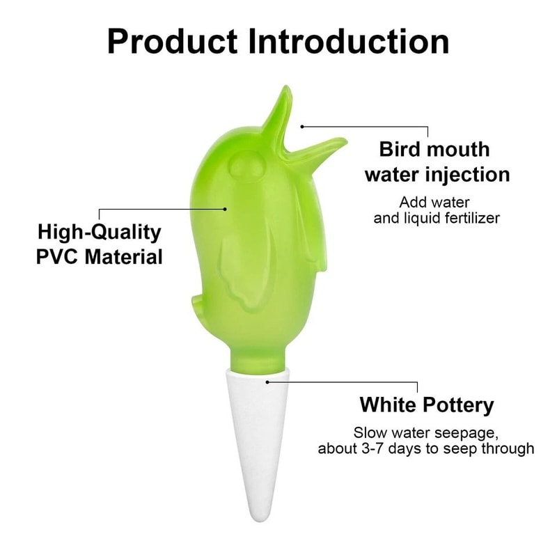 BirdShaped Automatic Plant Waterer Drip Spikes For Efficient Hydration 1