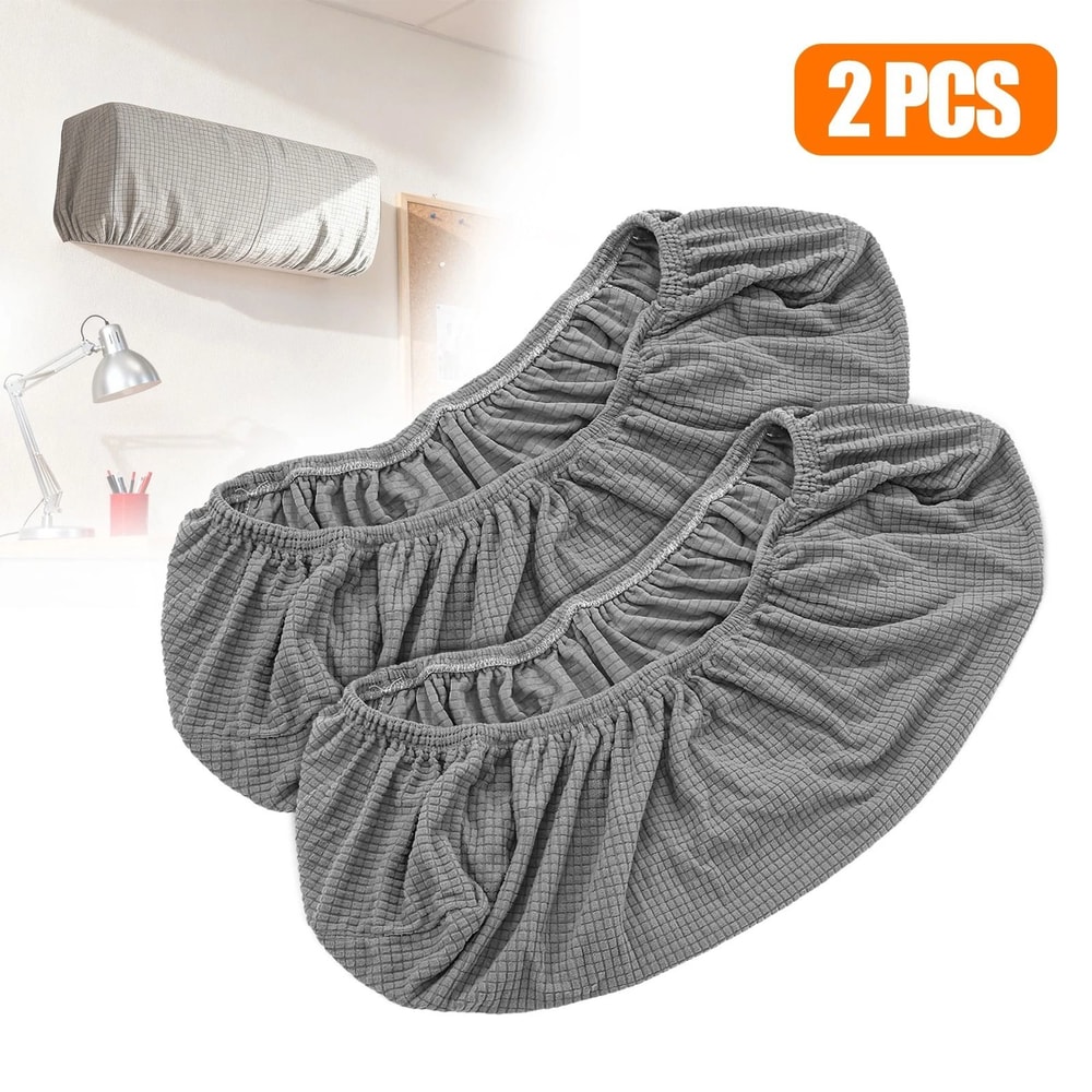 WallMounted Air Conditioner Dust Protective Cover Elastic Polyester AC Cover For Split Indoor Unit 4