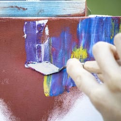 stainless steel oil painting palette knife set for artists & hobbyists