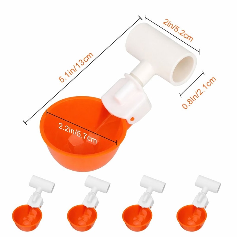Automatic Poultry Watering Cups For Chickens Ducks Quail And Hens LeakFree Waterer System 5