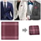 Classic Plaid Handkerchiefs Soft Cotton Hankies For Men Women 5