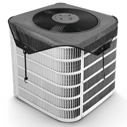 universal mesh ac cover for all seasons - weatherproof protection for outdoor units