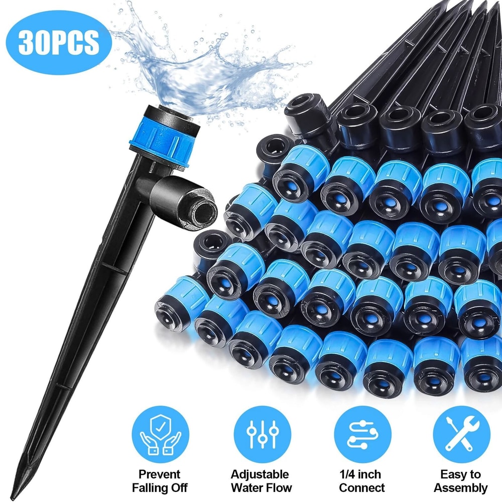 Adjustable Drip Irrigation Emitters Garden Drip Watering System 5