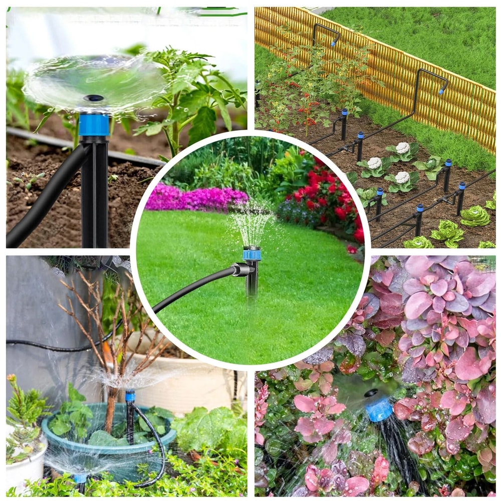 Adjustable Drip Irrigation Emitters Garden Drip Watering System 0