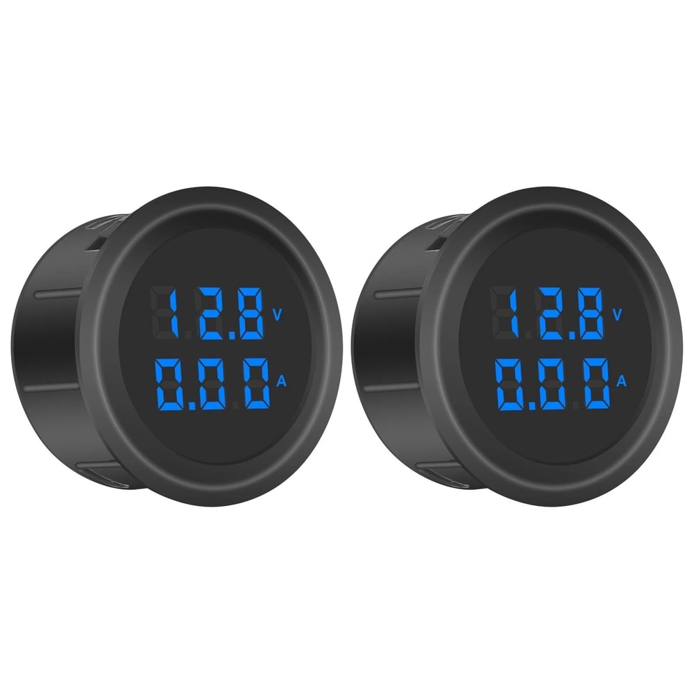 Car Battery Voltmeter Current Meter LED Digital Display Voltage Gauge For Accurate Monitoring 1