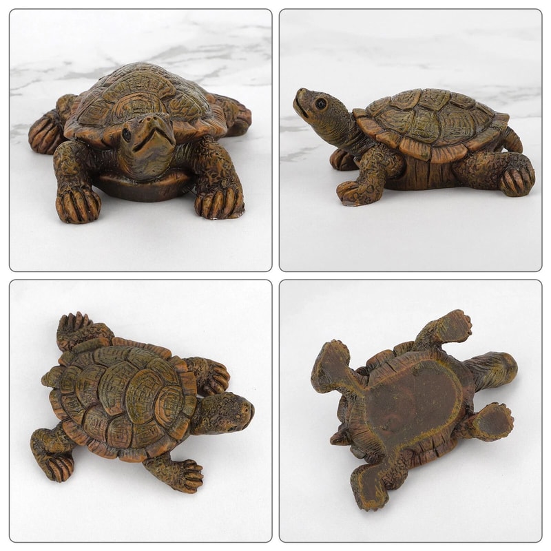 Garden Tortoise Statue Charming Turtle Figurine For Lawn Patio And Home Decor 1