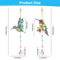 DIY Diamond Painting Suncatcher With Rhinestone Hummingbird Art Wind Chimes Sparkling Home Decor 4