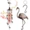 Large Flamingo Metal Wind Chimes For Outdoor Garden Premium Aluminum Relaxing Sound Decorative 0