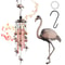 Large Flamingo Metal Wind Chimes For Outdoor Garden Premium Aluminum Relaxing Sound Decorative 0