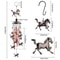 Large Horse Metal Wind Chimes Outdoor Garden Bells With Copper Accents Ideal Home Decor Gift 3