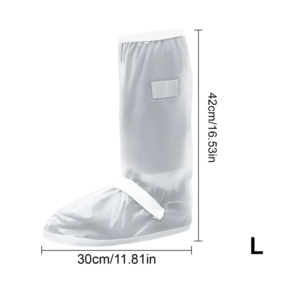 Reusable Waterproof Shoe Covers Reflective AntiSlip Overshoes For Boots 1