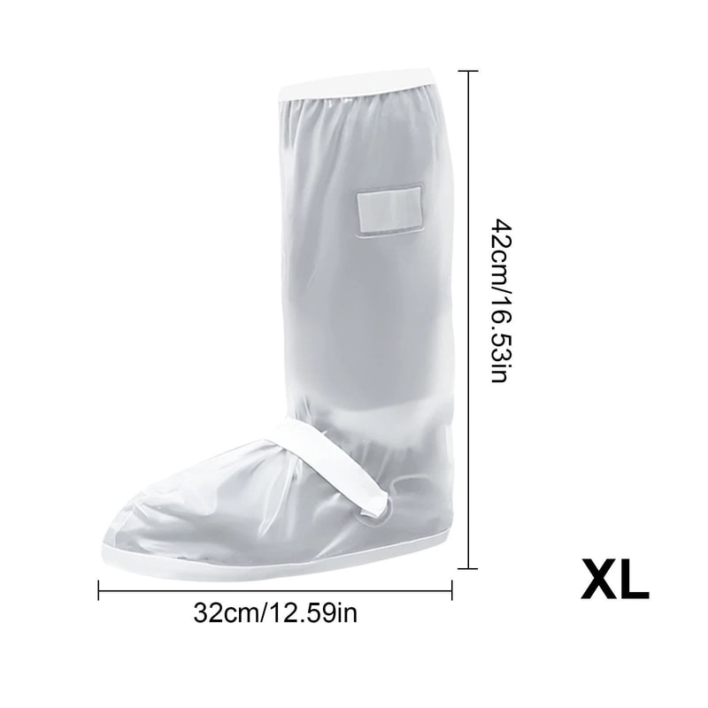Reusable Waterproof Shoe Covers Reflective AntiSlip Overshoes For Boots 2