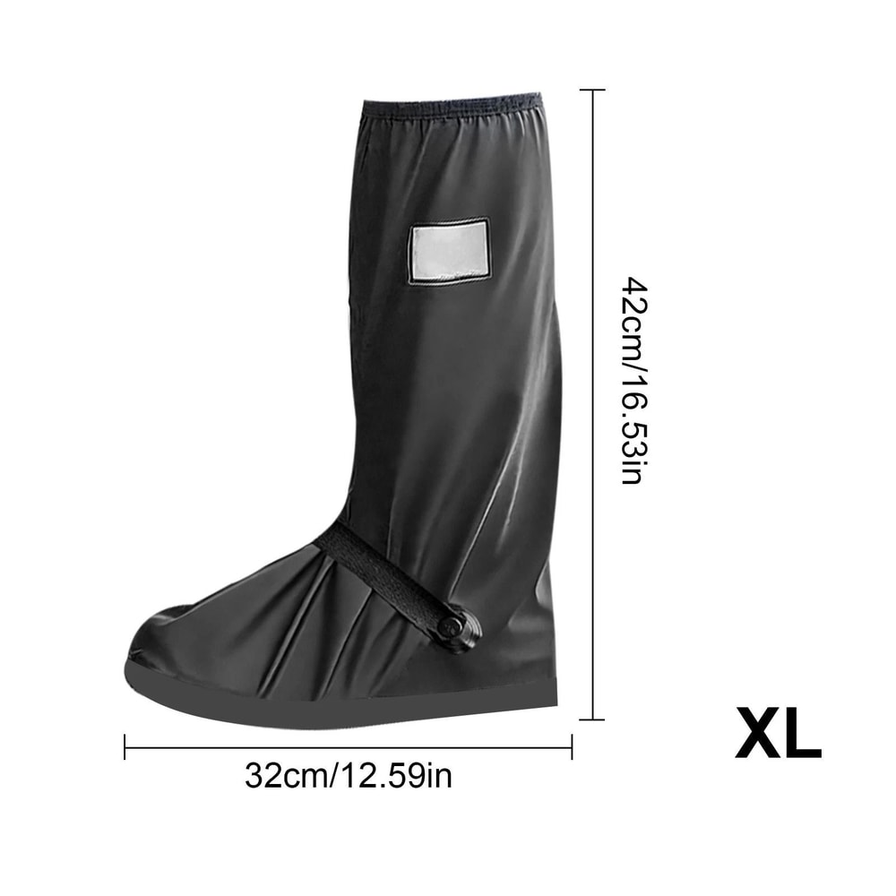 Reusable Waterproof Shoe Covers Reflective AntiSlip Overshoes For Boots 3