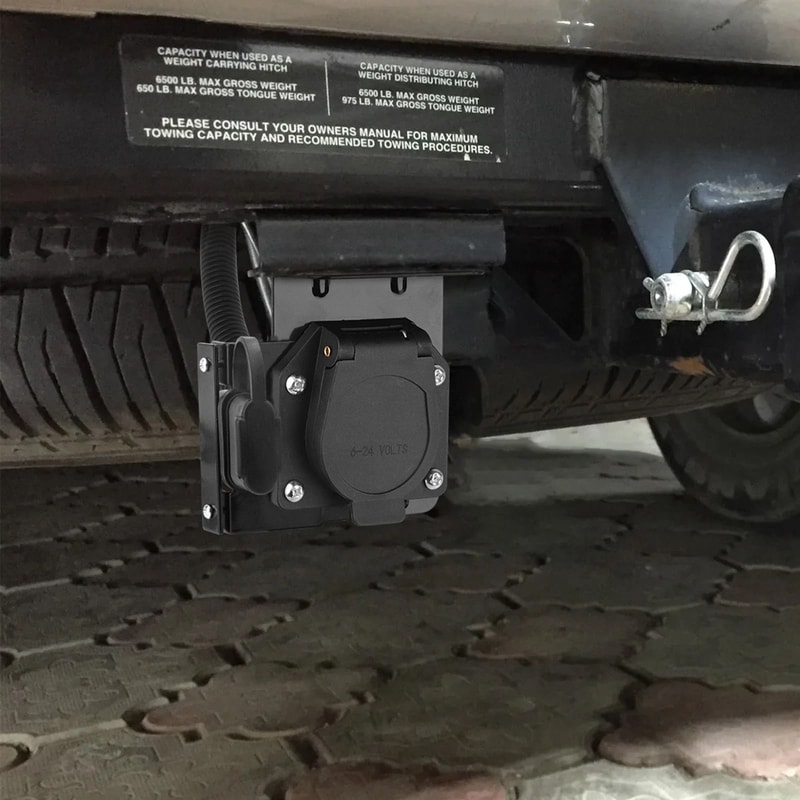 Trailer Wiring Adapter Connector Plug For RV Truck 0