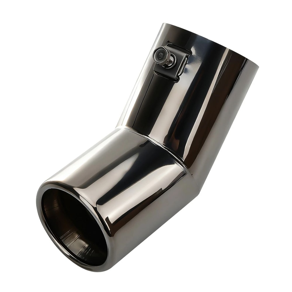 Universal Stainless Steel Exhaust Tail Pipe Tip Noise Reducer Muffler 0