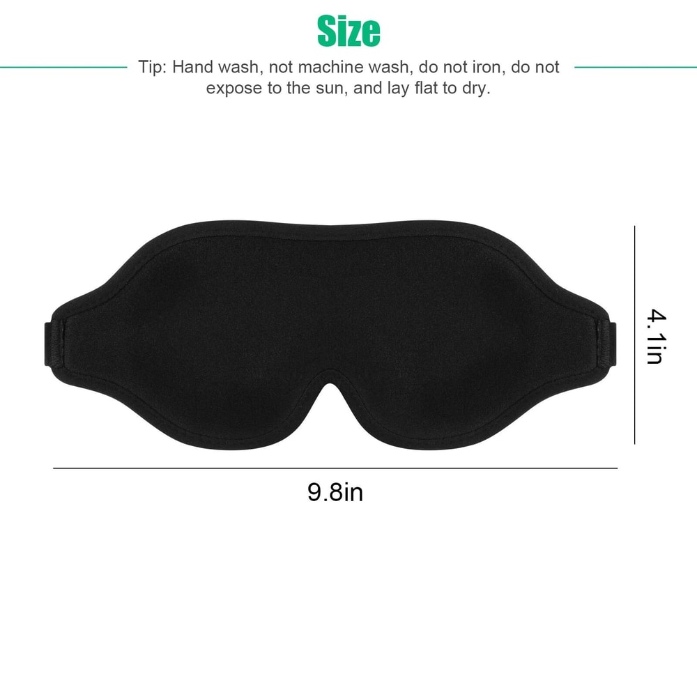 Silk Travel Eye Mask Soft Breathable Adjustable Sleep Mask For Restful Nights 0